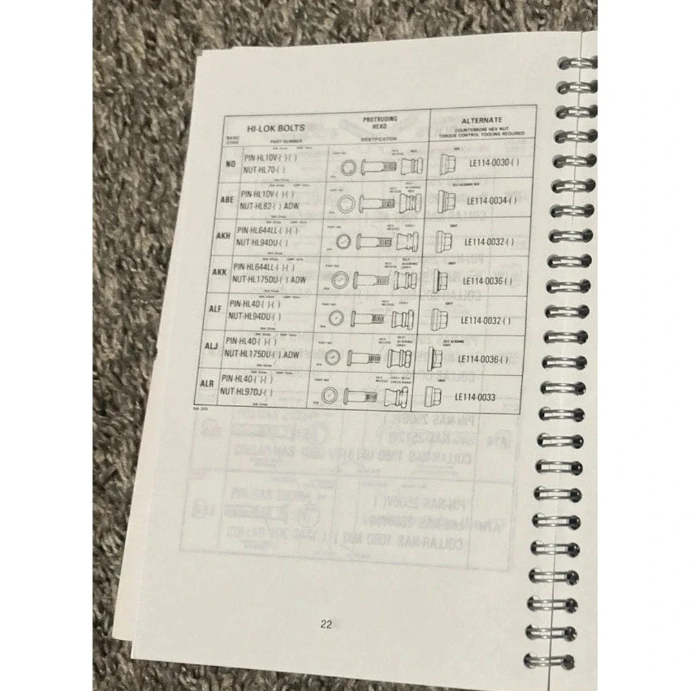 Vintage 1975 Aircraft Mechanic's Specifications Handbook 4th Ed PIA Spiral A&P